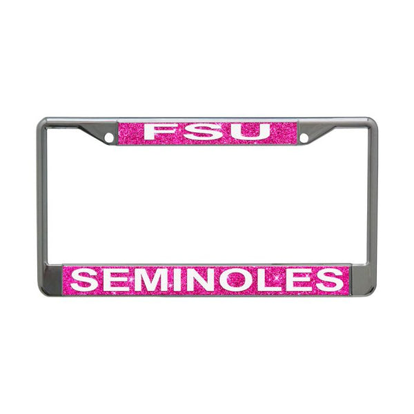 Wholesale-Florida State Seminoles Lic Plt Frame S/L Printed