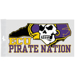 Wholesale-East Carolina Pirates Window Decals 4" x 7"