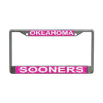 Wholesale-Oklahoma Sooners Lic Plt Frame S/L Printed