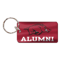 Arkansas Razorbacks Keychain Rectangle