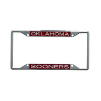 Wholesale-Oklahoma Sooners Lic Plt Frame S/S Printed