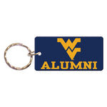 West Virginia Mountaineers Keychain Rectangle