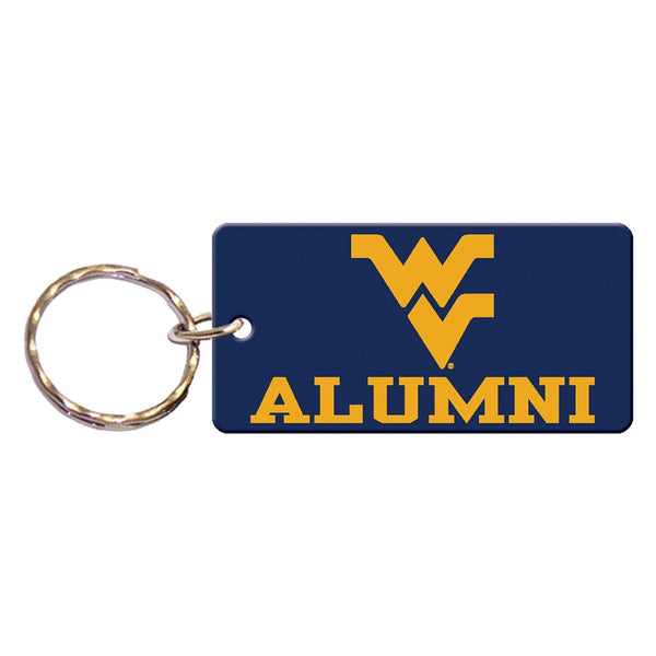 West Virginia Mountaineers Keychain Rectangle