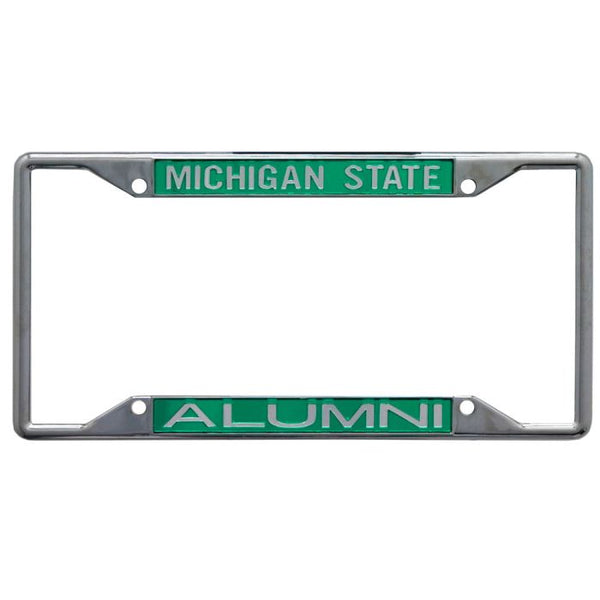 Wholesale-Michigan State Spartans Lic Plt Frame S/S Printed