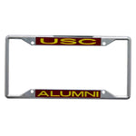 Wholesale-USC Trojans Lic Plt Frame S/S Printed