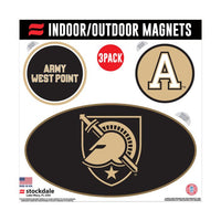 Wholesale-Army Black Knights Outdoor Magnets 6" x 6"