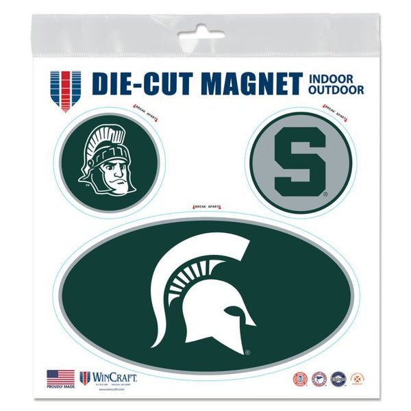 Wholesale-Michigan State Spartans Outdoor Magnets 6" x 6"