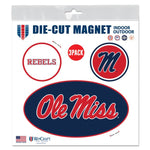 Wholesale-Ole Miss Rebels Outdoor Magnets 6" x 6"