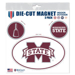 Mississippi State Bulldogs Outdoor Magnets 6" x 6"