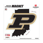 Wholesale-Purdue Boilermakers STATE Outdoor Magnets 6" x 6"