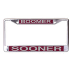 Wholesale-Oklahoma Sooners Boomer Sooner Lic Plt Frame S/L Printed