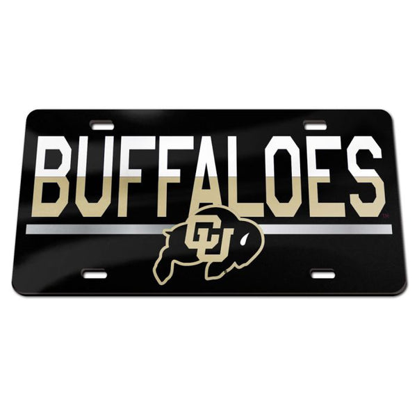 Wholesale-Colorado Buffaloes COLOR DUO Specialty Acrylic License Plate