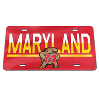 Wholesale-Maryland Terrapins COLOR DUO Specialty Acrylic License Plate