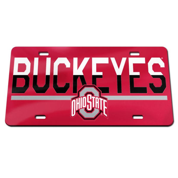 Wholesale-Ohio State Buckeyes DUO Specialty Acrylic License Plate