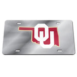 Wholesale-Oklahoma Sooners STATE Specialty Acrylic License Plate