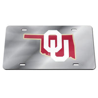 Wholesale-Oklahoma Sooners STATE Specialty Acrylic License Plate