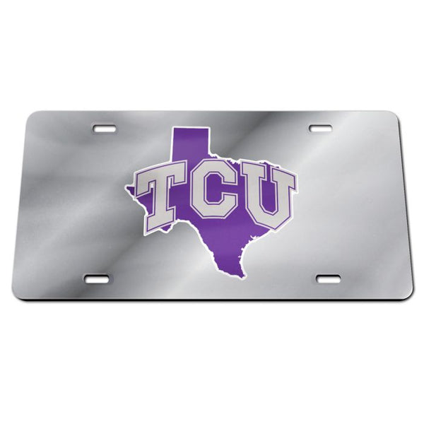 Wholesale-TCU Horned Frogs STATE Acrylic Classic License Plates