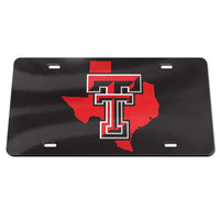 Wholesale-Texas Tech Red Raiders STATE Specialty Acrylic License Plate