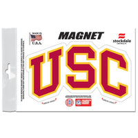 Wholesale-USC Trojans Outdoor Magnets 3" x 5"