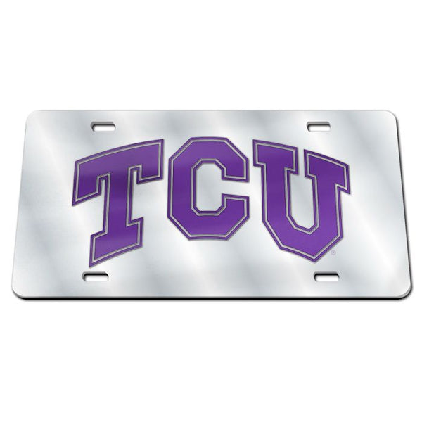 Wholesale-TCU Horned Frogs Specialty Acrylic License Plate