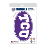 TCU Horned Frogs Outdoor Magnets 5" x 7"