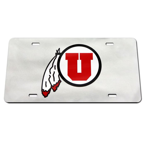 Wholesale-Utah Utes Specialty Acrylic License Plate