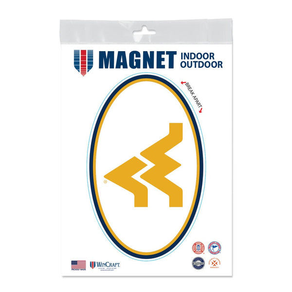 West Virginia Mountaineers Outdoor Magnets 5" x 7"