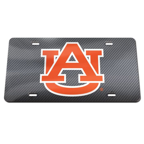 Wholesale-Auburn Tigers CARBON Specialty Acrylic License Plate