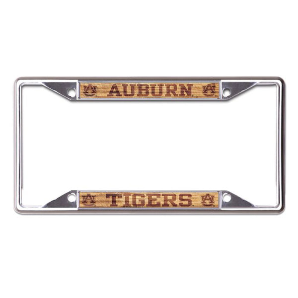 Wholesale-Auburn Tigers WOOD Lic Plt Frame S/S Printed