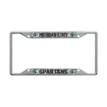 Wholesale-Michigan State Spartans CAMO Lic Plt Frame S/S Printed