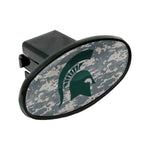 Wholesale-Michigan State Spartans CAMO Oval 2" Hitch Receiver