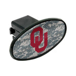 Wholesale-Oklahoma Sooners CAMO Oval 2" Hitch Receiver