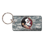 Wholesale-Florida State Seminoles CAMO Keychain Rectangle