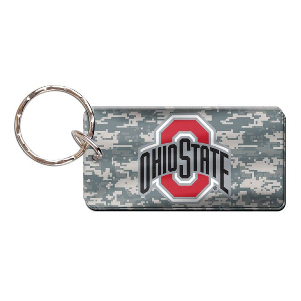 Wholesale-Ohio State Buckeyes CAMO Keychain Rectangle