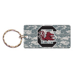 South Carolina Gamecocks CAMO Keychain Rectangle