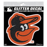 Baltimore Orioles Decal Glitter 6" x 6"