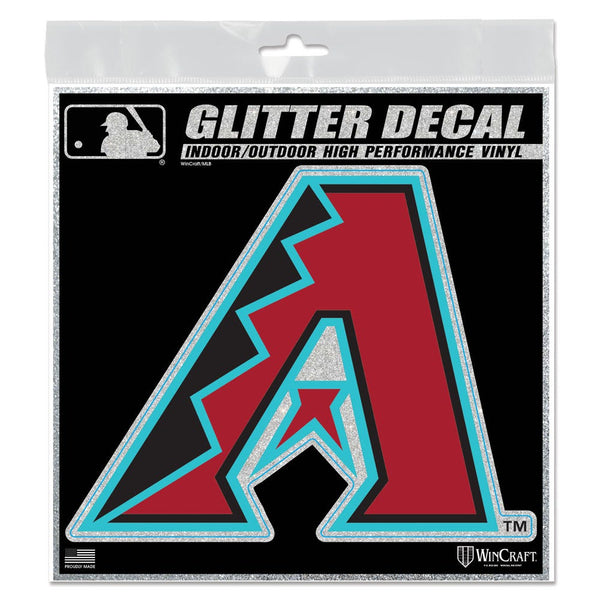 Arizona Diamondbacks Decal Glitter 6" x 6"