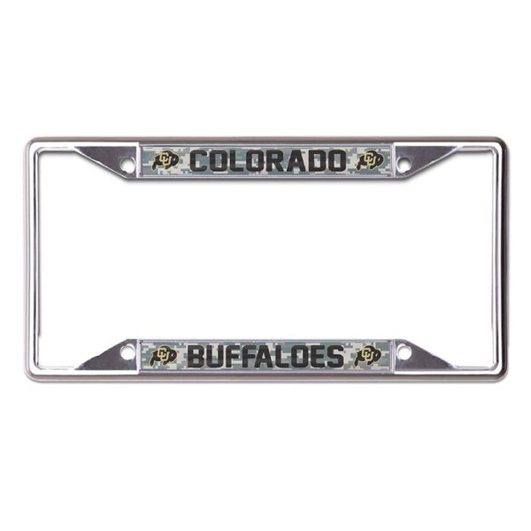 Wholesale-Colorado Buffaloes CAMO Lic Plt Frame S/S Printed