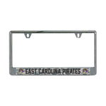 Wholesale-East Carolina Pirates CAMO Lic Plate Frame B/O Printed