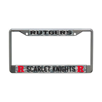 Wholesale-Rutgers Scarlet Knights Lic Plt Frame S/L Printed