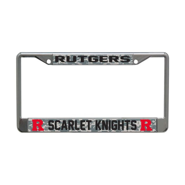 Wholesale-Rutgers Scarlet Knights Lic Plt Frame S/L Printed