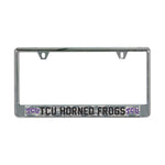 Wholesale-TCU Horned Frogs CAMO Lic Plate Frame B/O Printed