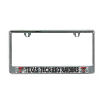 Wholesale-Texas Tech Red Raiders CAMO Lic Plate Frame B/O Printed