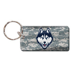 UConn Huskies CAMO Keychain Rectangle