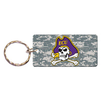 East Carolina Pirates CAMO Keychain Rectangle
