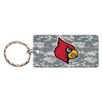 Louisville Cardinals CAMO Keychain Rectangle