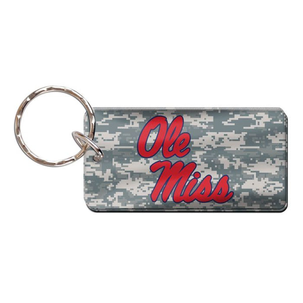 Wholesale-Ole Miss Rebels CAMO Keychain Rectangle