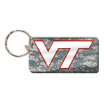 Wholesale-Virginia Tech Hokies CAMO Keychain Rectangle