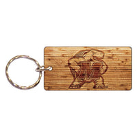 Wholesale-Maryland Terrapins WOOD Keychain Rectangle