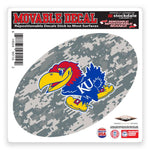 Wholesale-Kansas Jayhawks CAMO All Surface Decal 6" x 6"